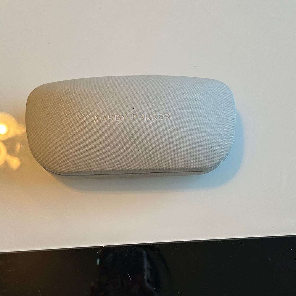 Warby Parker Light Gray Eyewear Case